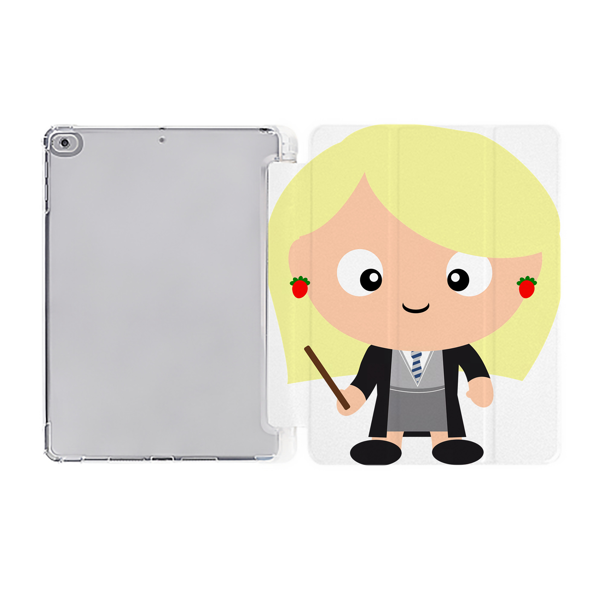 （画像用） Harry Potter ハリー・ポッターシリーズ IPad ケース ペン収納付き 三つ折りスタンド PUレザー×シリコン 対応機種9.5/10.5/10.9インチ